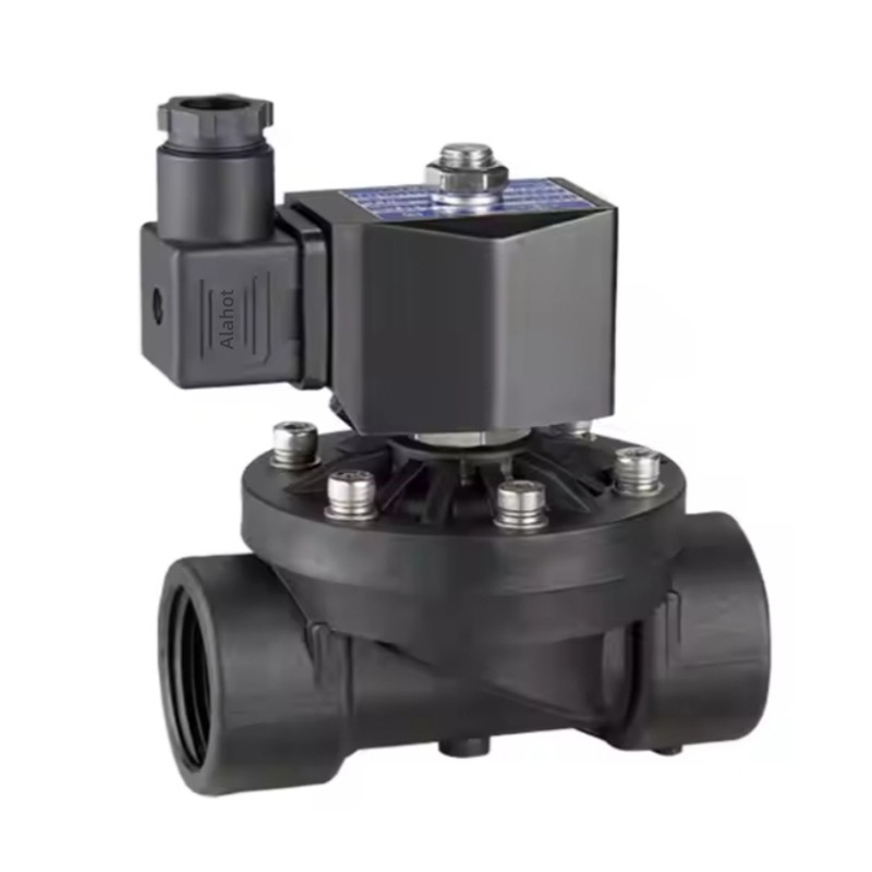 Électrovanne à action directe à 2 voies en plastique nylon